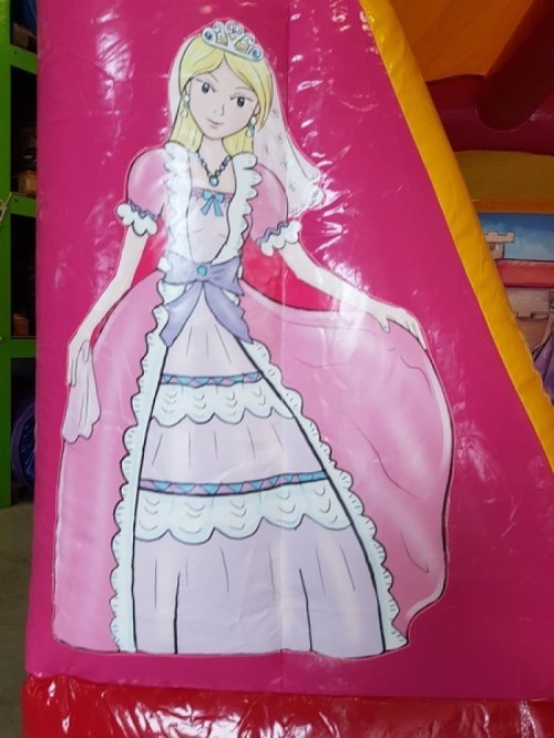 Springkussen Prinses mini met dak